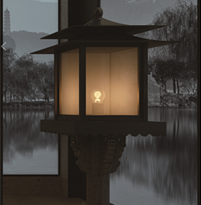 飛檐宮燈