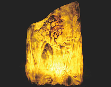 福建福州閩江兩岸-發(fā)光大壽山石